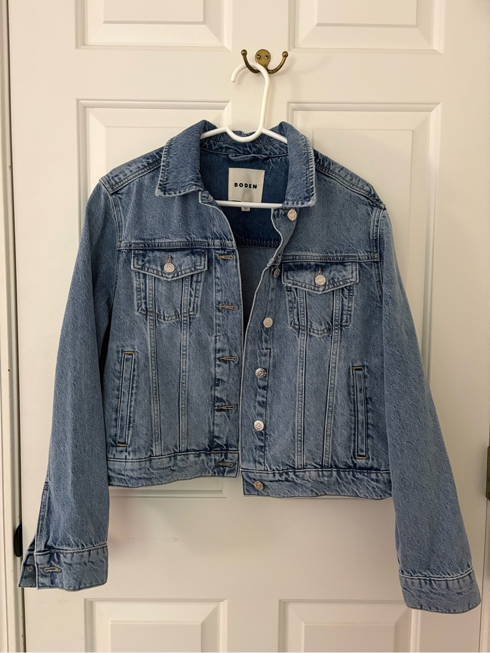 Boden Classic Light Blue Denim Jacket